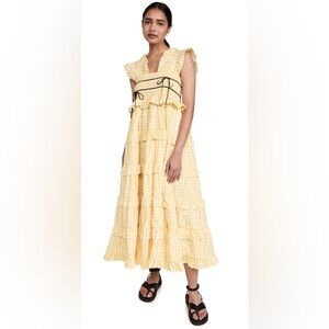 Sister Jane Dream Flutter Gingham Maxi Dress -
Mimosa